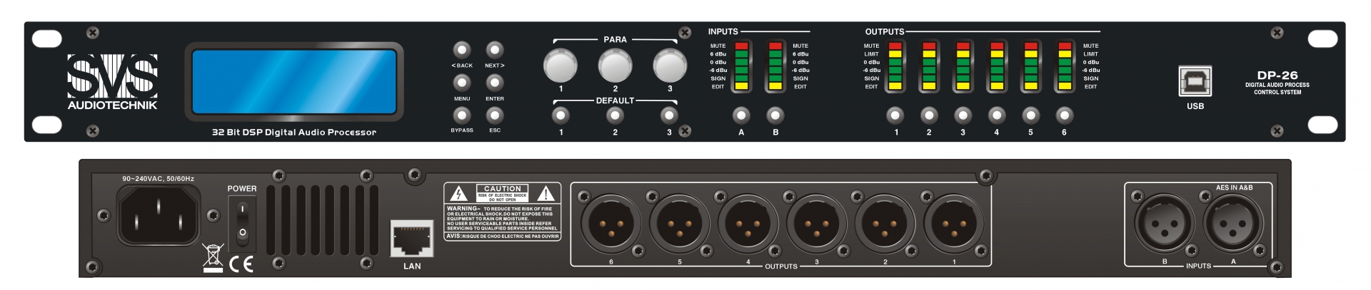 SVS Audiotechnik DP-26 Цифровой процессор: 2 входа 6 выходов в Новокуйбышевске