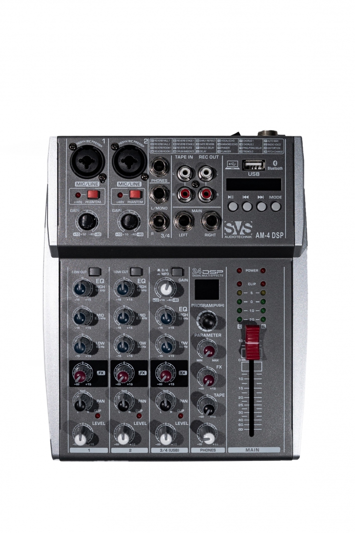 SVS Audiotechnik mixers AM-4 DSP Аналоговый микшерный пульт, 4-канала в Новокуйбышевске