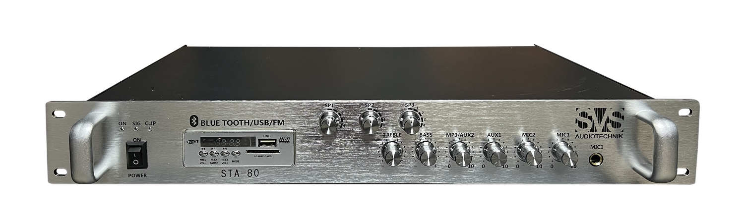 SVS Audiotechnik STA-80 Микшер-усилитель для систем Public Address в Новокуйбышевске
